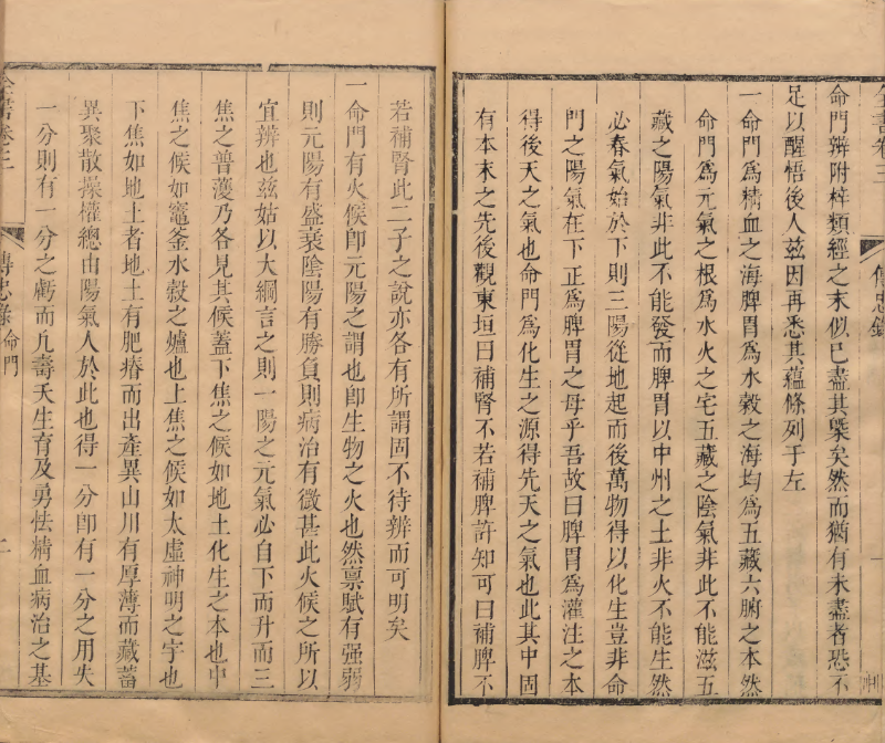 Description about Ming Men in Jing Yue Quan Shu